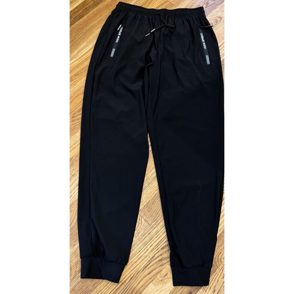 Nwot Womens New Sport Black Jogger Track Sweatpants XXS New